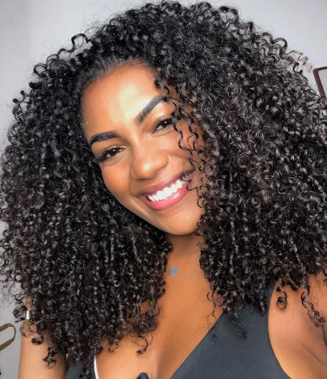 Deep Curly Brazilian Unprocessed Human Hair Weave Bundles