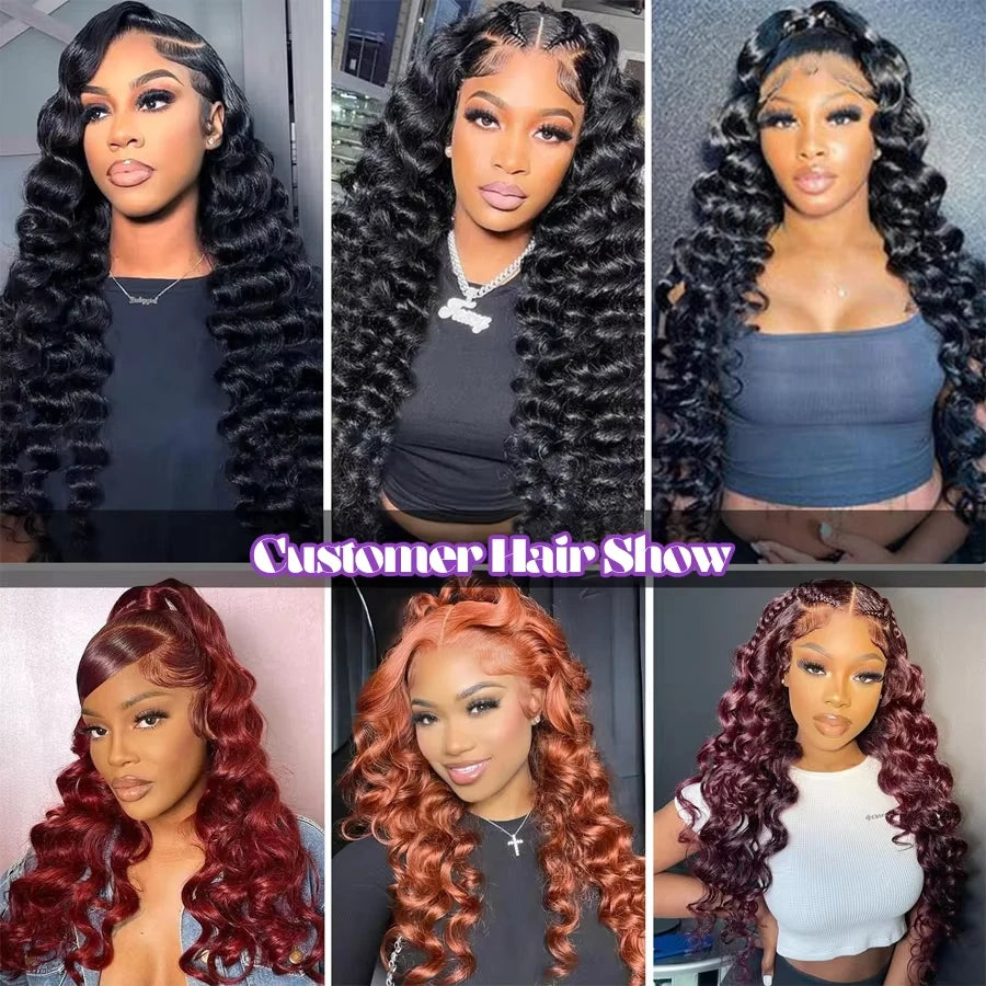 Curly Deep Loose Wave HD Lace Front Wig