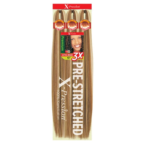 X-Pression Pre Stretched Braid 42" Ultra Lightweight - Various Colors Available