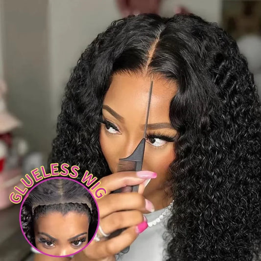 Loose Deep Wave Curl - HD Lace Glueless Human Hair Ready To Wear Wig