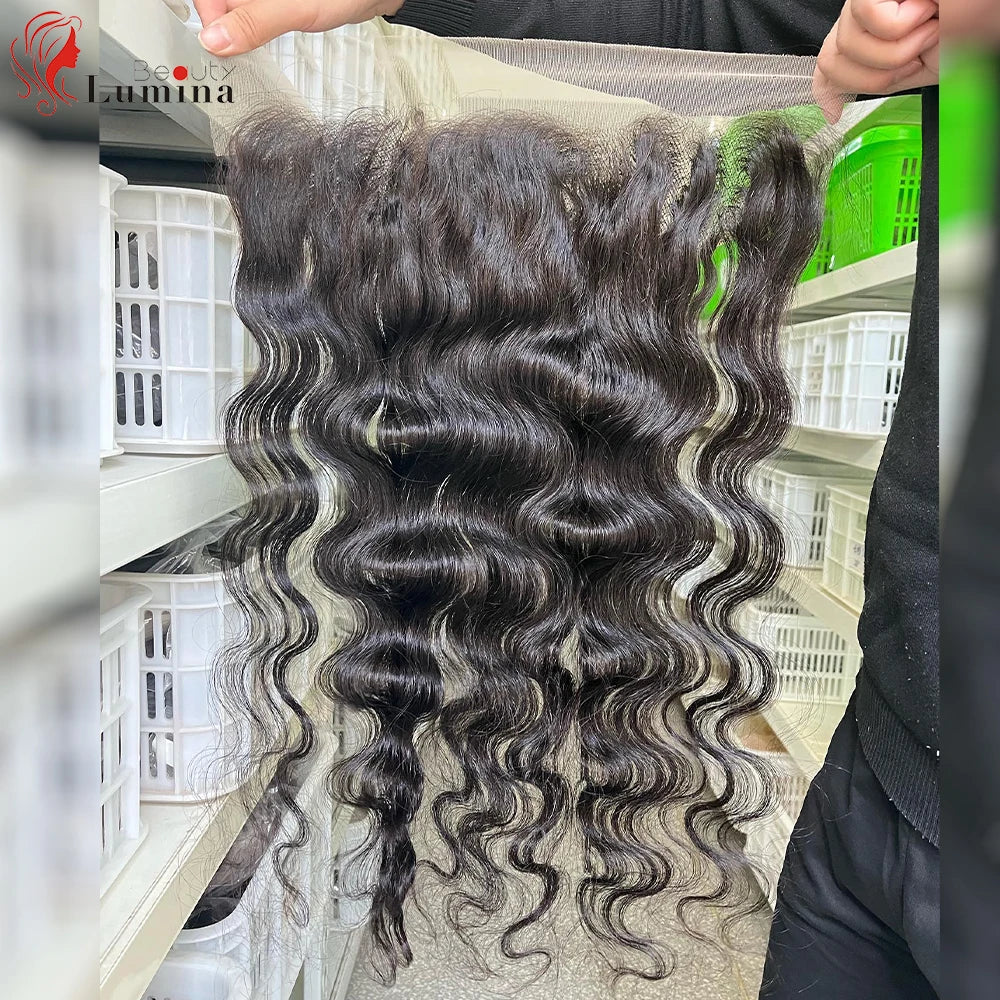 Body Wave Brazilian Remy Pre Plucked 100% Human Hair Lace Frontal or Closures