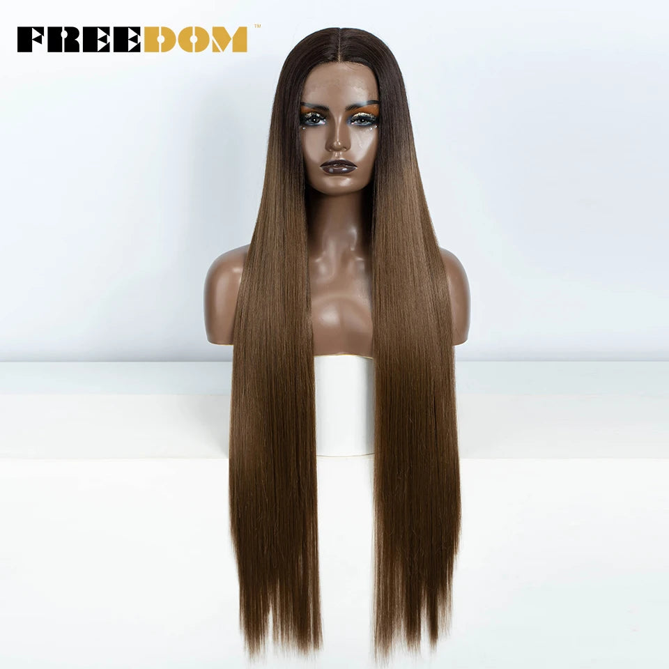Straight Synthetic Lace Front Wigs - Various Colors Available