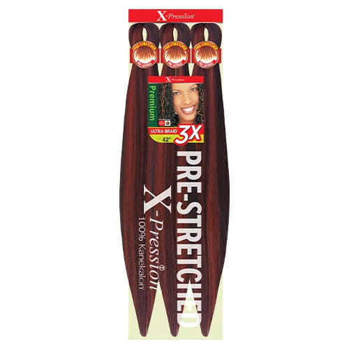 X-Pression Pre Stretched Braid 42" Ultra Lightweight - Various Colors Available