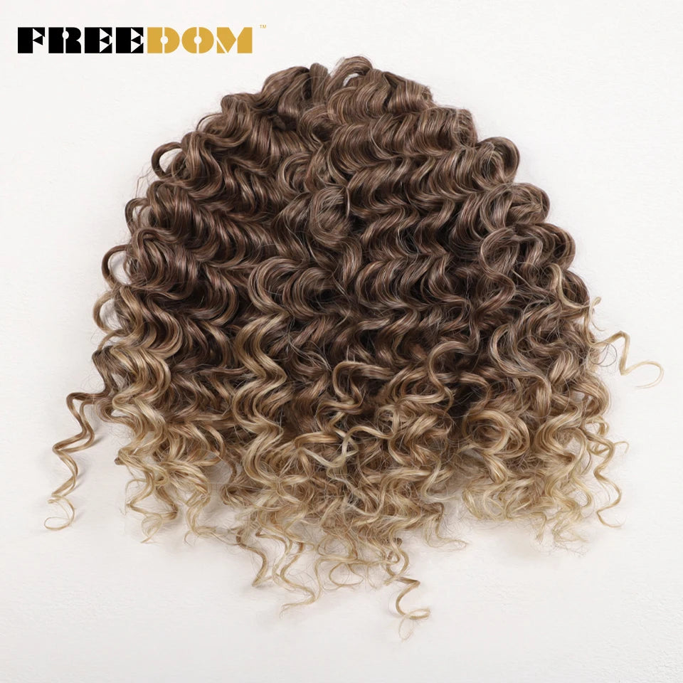Synthetic Curly Wave Crochet Hair - Various Colors Available