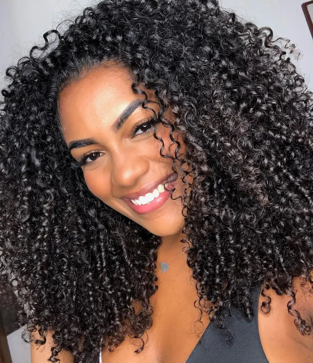 Deep Curly Brazilian Unprocessed Human Hair Weave Bundles