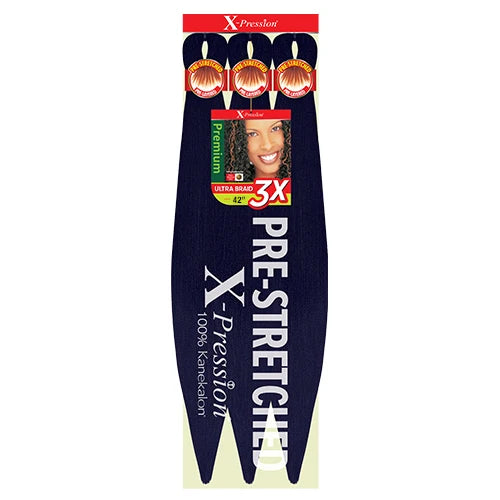 X-Pression Pre Stretched Braid 42" Ultra Lightweight - Various Colors Available