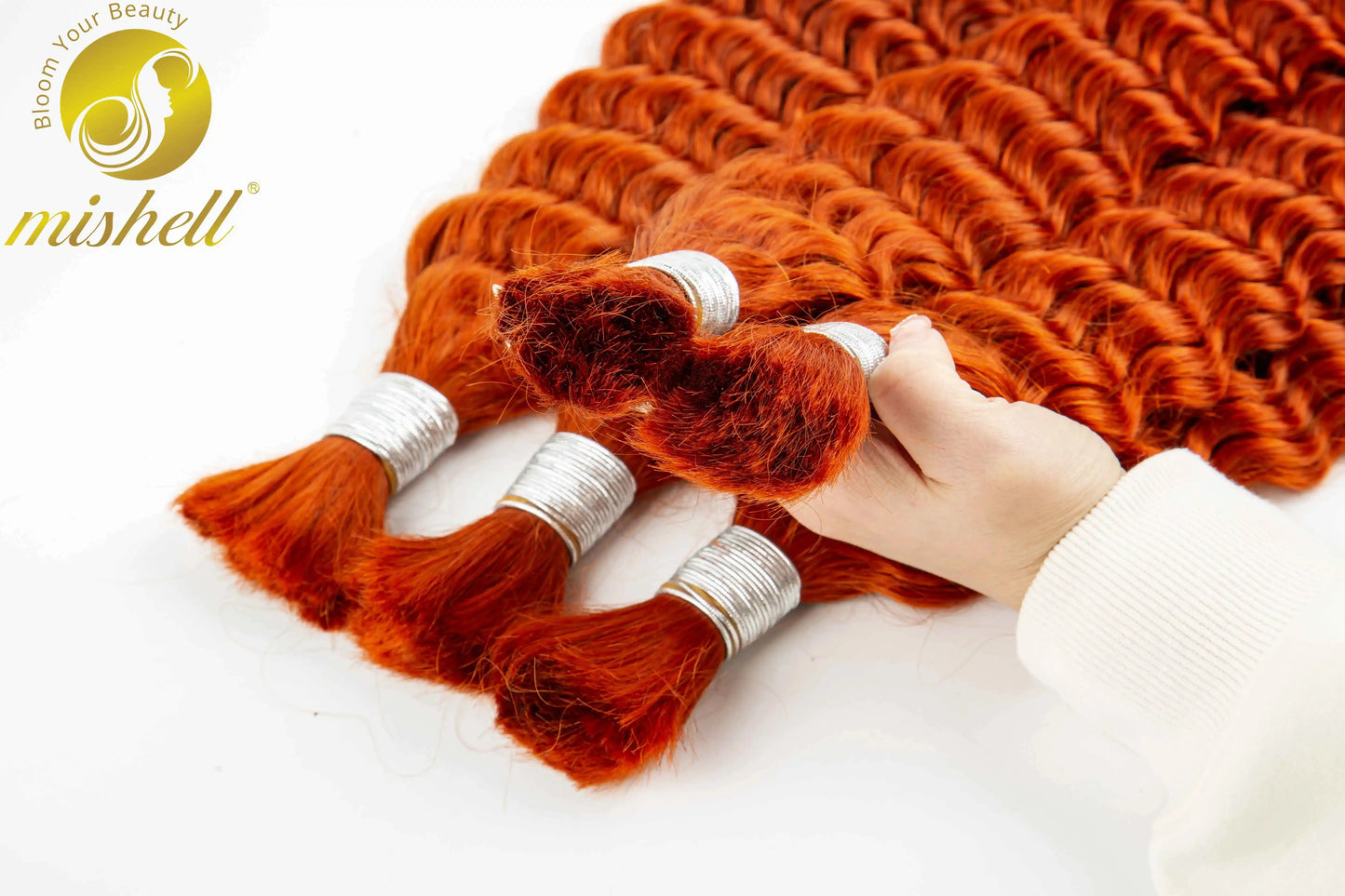 Deep Wave Highlight Ombre Human Hair For Braiding