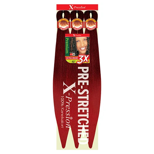 X-Pression Pre Stretched Braid 42" Ultra Lightweight - Various Colors Available