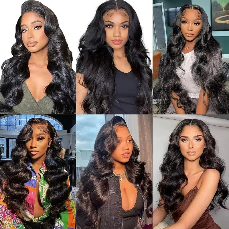 Body Wave 100% Brazilian Human Hair Seamless Clip ins