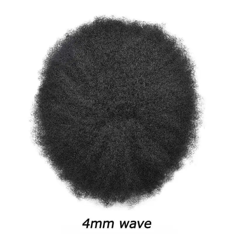 Hair Replacement System (Toupee) - Human Hair Fine Mono NPU, Various Curl Patterns Available