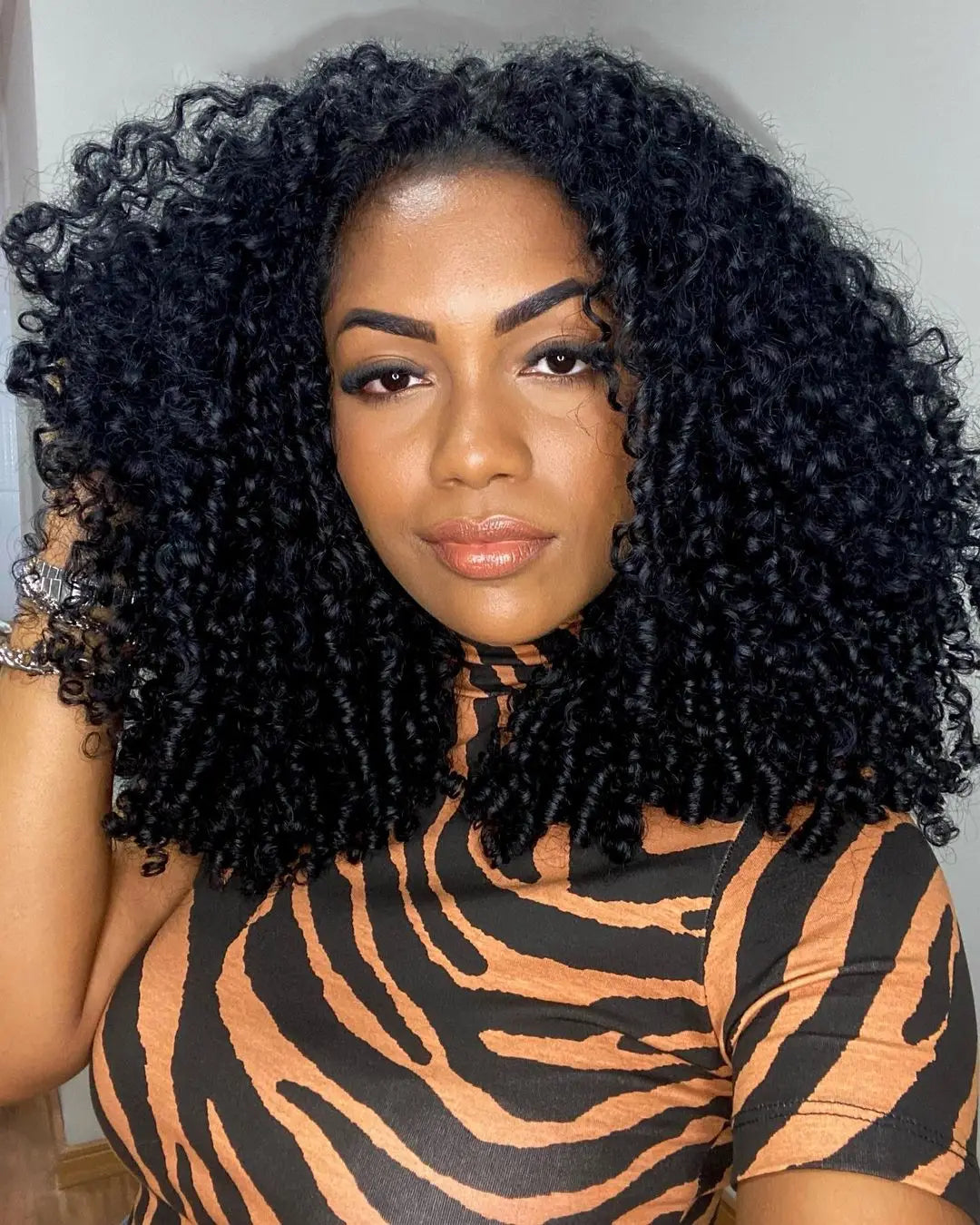 Deep Curly Brazilian Unprocessed Human Hair Weave Bundles