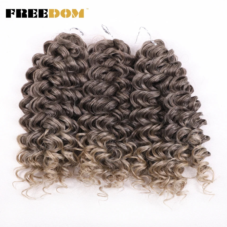 Synthetic Curly Wave Crochet Hair - Various Colors Available