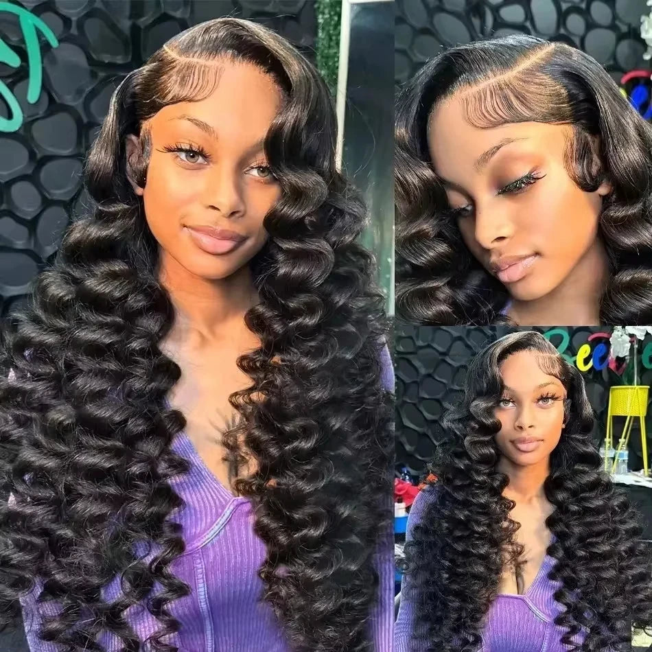 Curly Deep Loose Wave HD Lace Front Wig