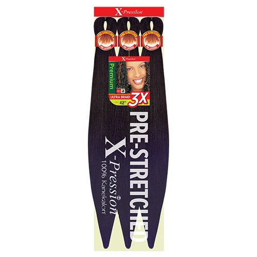 X-Pression Pre Stretched Braid 42" Ultra Lightweight - Various Colors Available