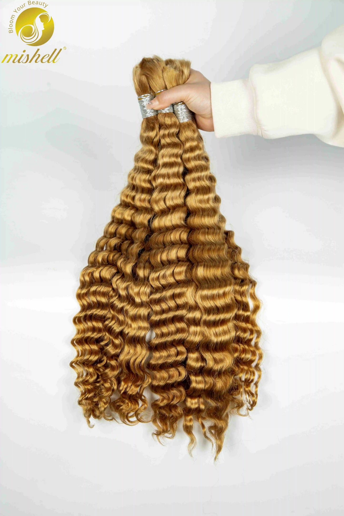 Deep Wave Highlight Ombre Human Hair For Braiding