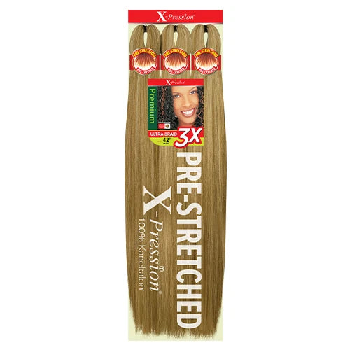 X-Pression Pre Stretched Braid 42" Ultra Lightweight - Various Colors Available