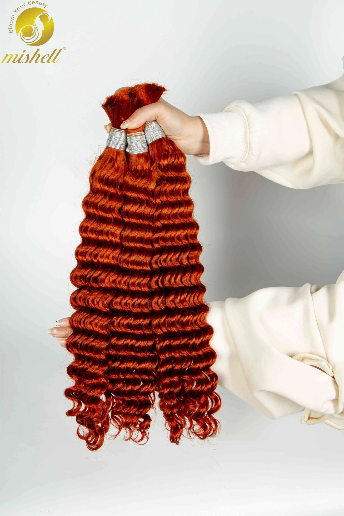 Deep Wave Highlight Ombre Human Hair For Braiding