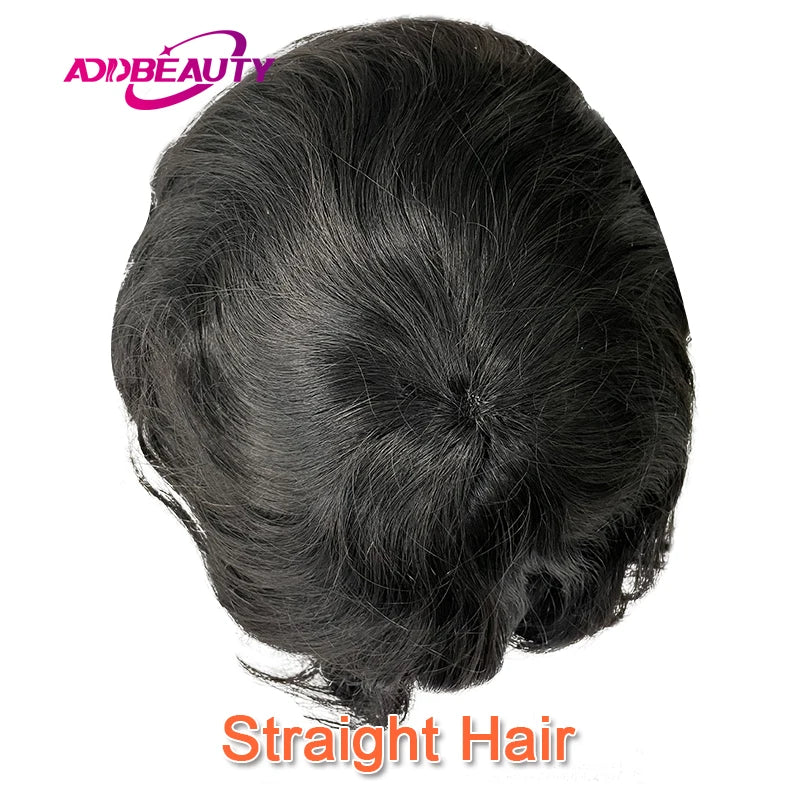 Hair Replacement System (Toupee) Human Hair Fine Mono NPU - Hair Pattern Variations Available