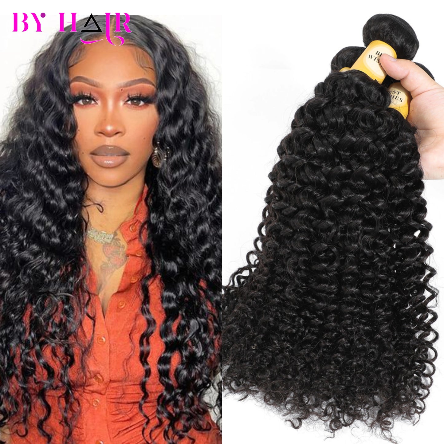 Water Wave Remy Human Hair Bundles - Various Lengths