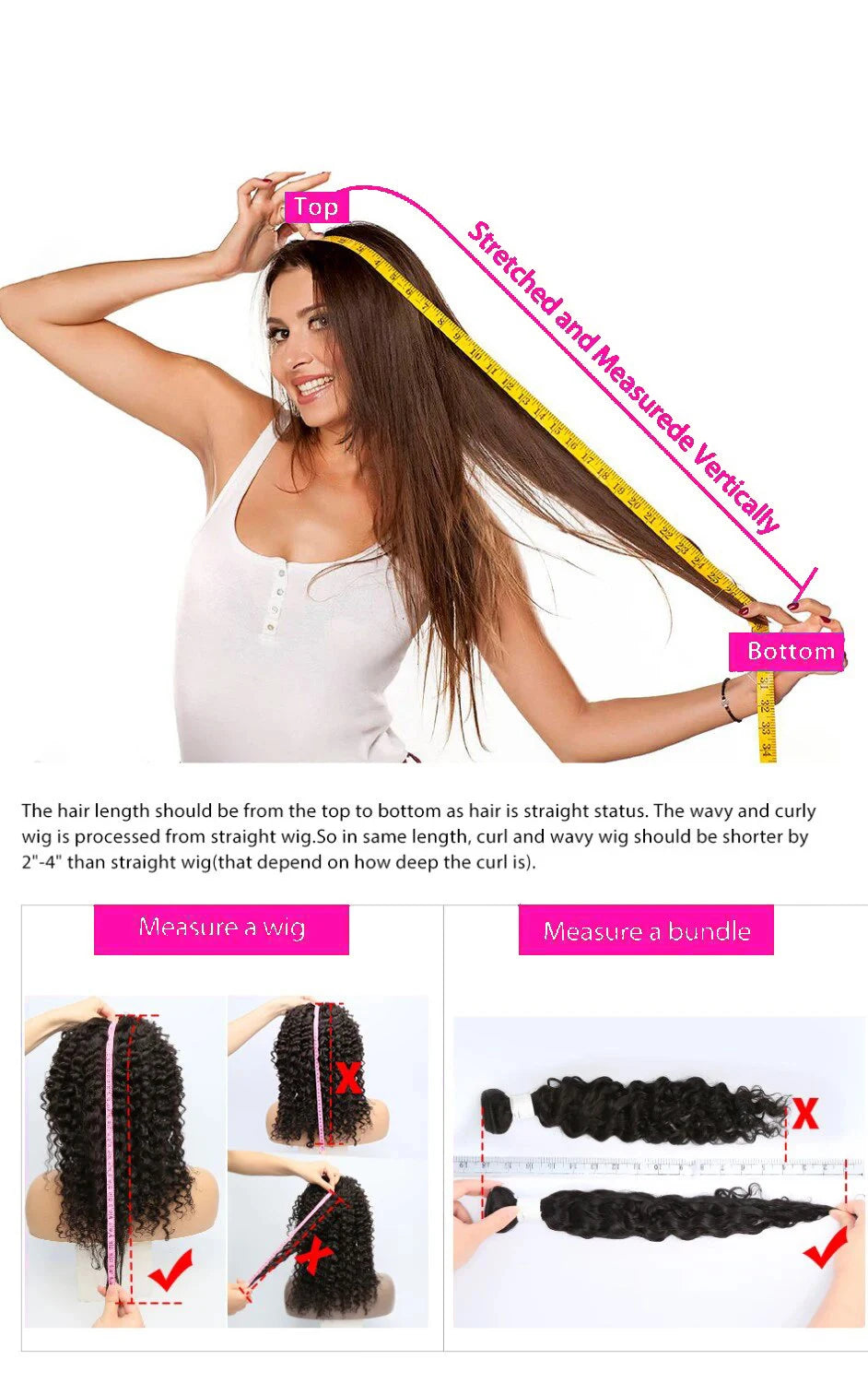 Deep Wave Brazilian Virgin Human Hair 3 Bundles With 4x4 Lace Closure