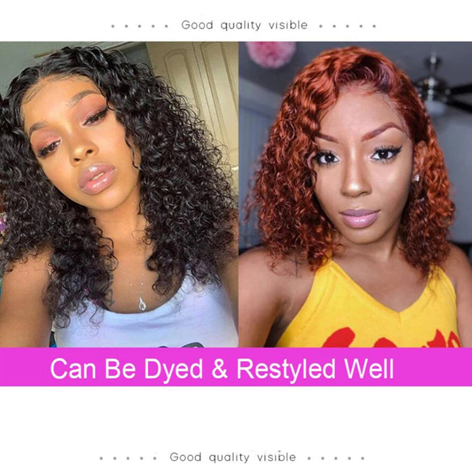 Short Afro Kinky Curly 3 Bundles - Raw Indian Human Hair 100% Virgin Tissage