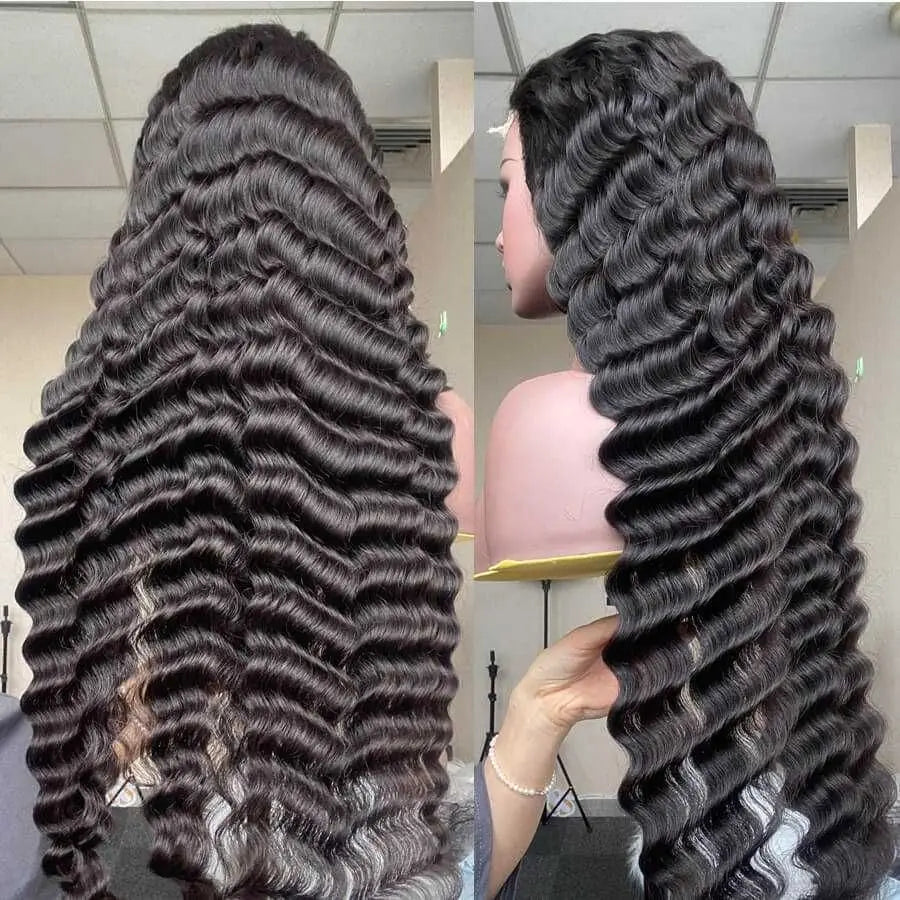 Loose Deep Water Wave - Glueless HD Lace Frontal Ready To Wear Human Hair Wig