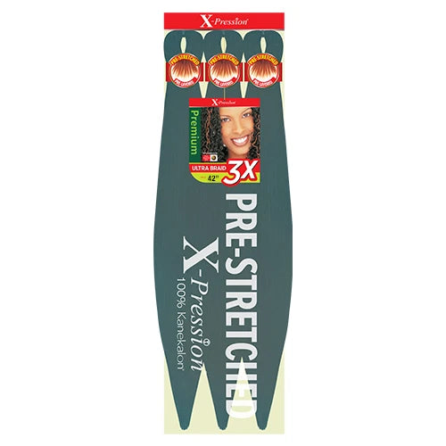 X-Pression Pre Stretched Braid 42" Ultra Lightweight - Various Colors Available