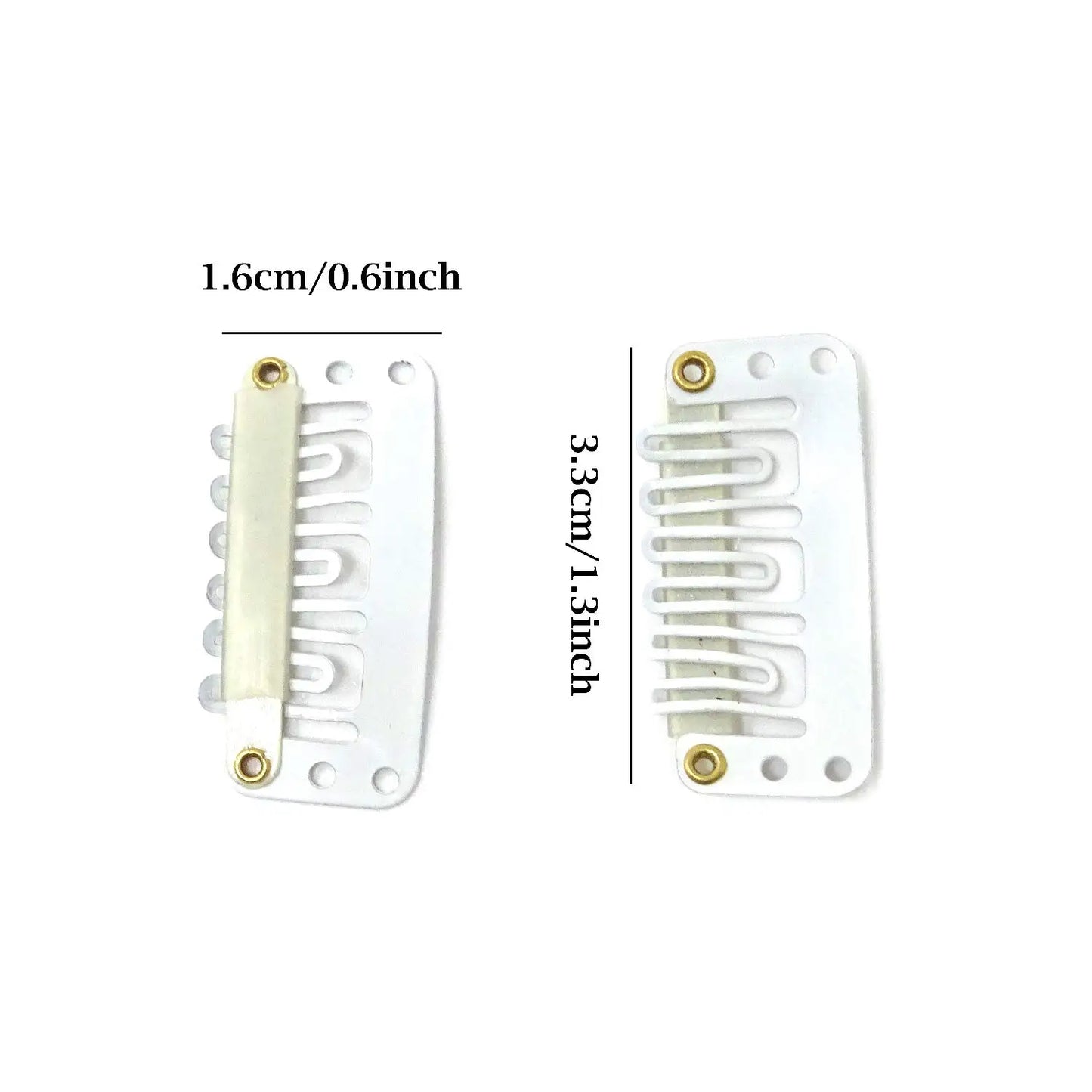 50  Clips for Clip-In Real Hair Wefts Hair Extensions Wig Hair Clip Hair Clips