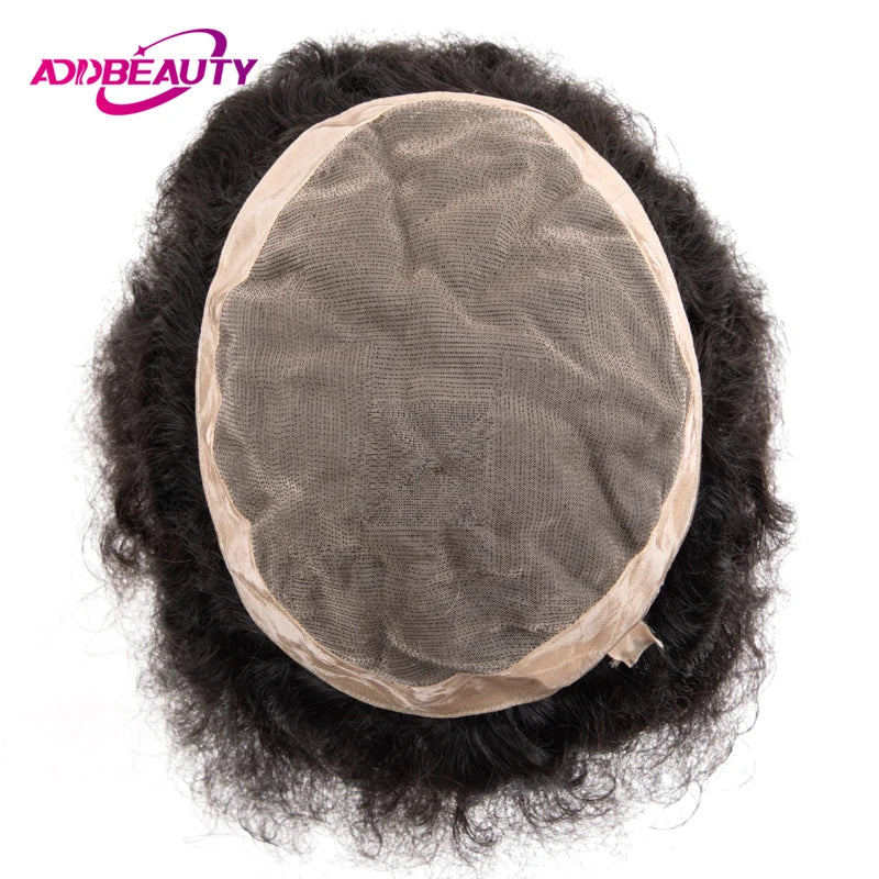 Hair Replacement System (Toupee) Human Hair Fine Mono NPU - Hair Pattern Variations Available
