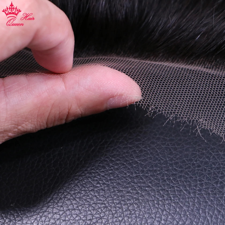 Frontal or Closure Only HD Invisible Melt Skin Lace Raw Human Hair in Body Wave or Straight
