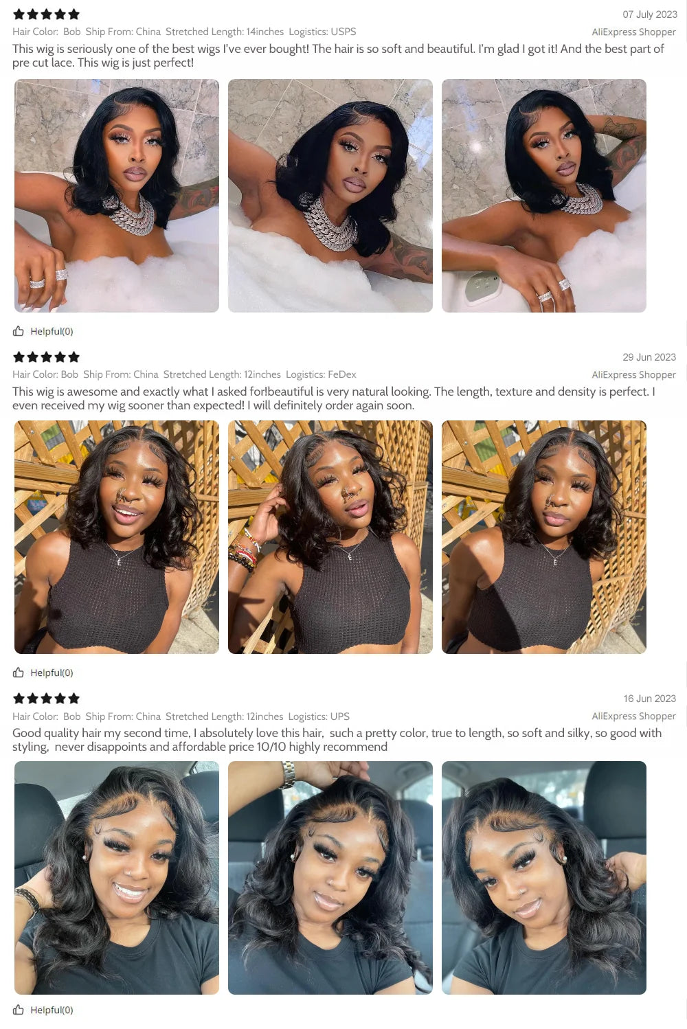 Loose Body Wave Bob - HD Glueless Pre-plucked Lace Front Human Hair Wig