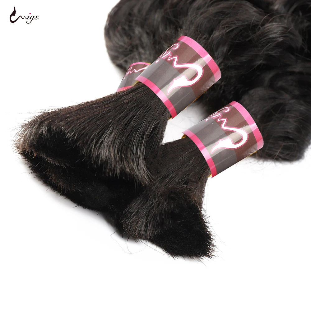 Natural Color Body Wave Human Hair Braiding
