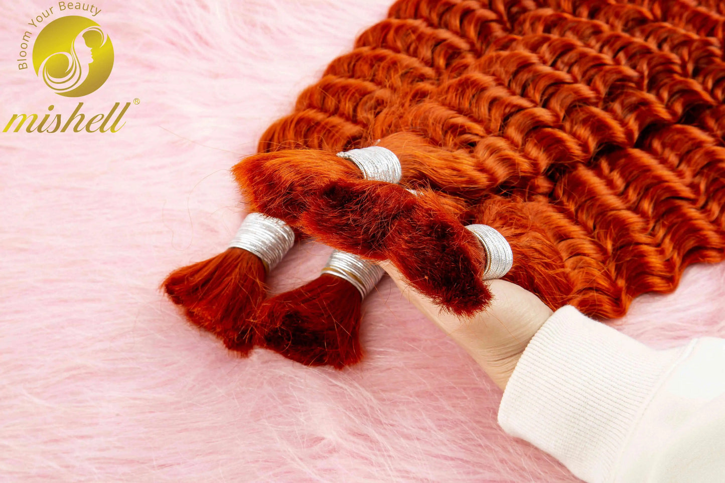 Deep Wave Highlight Ombre Human Hair For Braiding