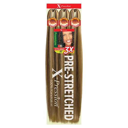X-Pression Pre Stretched Braid 42" Ultra Lightweight - Various Colors Available