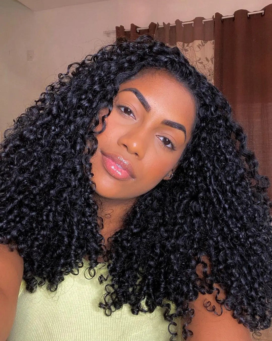 Deep Curly Brazilian Unprocessed Human Hair Weave Bundles