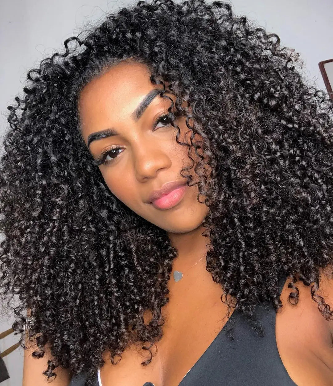 Deep Curly Brazilian Unprocessed Human Hair Weave Bundles