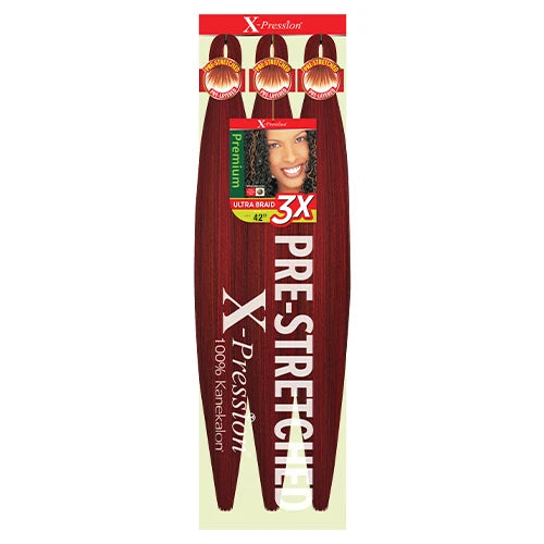 X-Pression Pre Stretched Braid 42" Ultra Lightweight - Various Colors Available