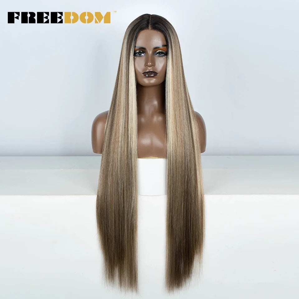 Straight Synthetic Lace Front Wigs - Various Colors Available