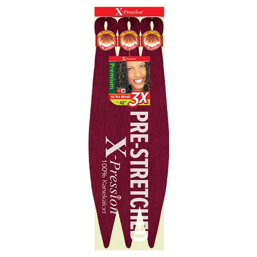 X-Pression Pre Stretched Braid 42" Ultra Lightweight - Various Colors Available