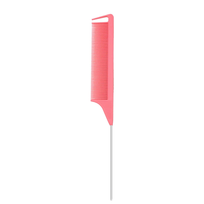 Pro Pointed Tail Hair Styling Anti-static Comb Hair Brush Steel Needle Pin Rat Tail Combs Sets