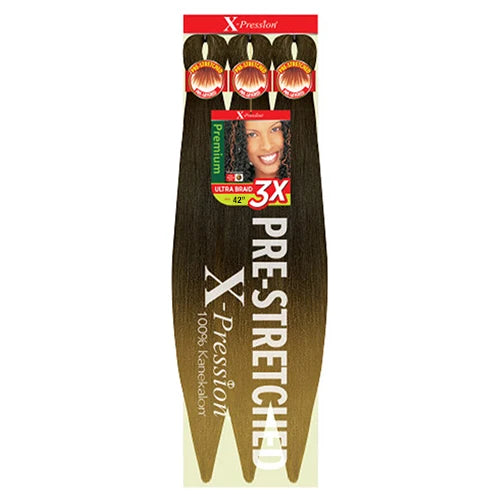 X-Pression Pre Stretched Braid 42" Ultra Lightweight - Various Colors Available