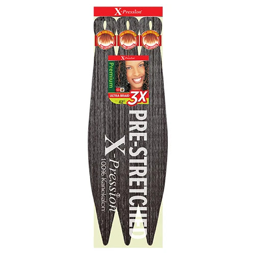 X-Pression Pre Stretched Braid 42" Ultra Lightweight - Various Colors Available