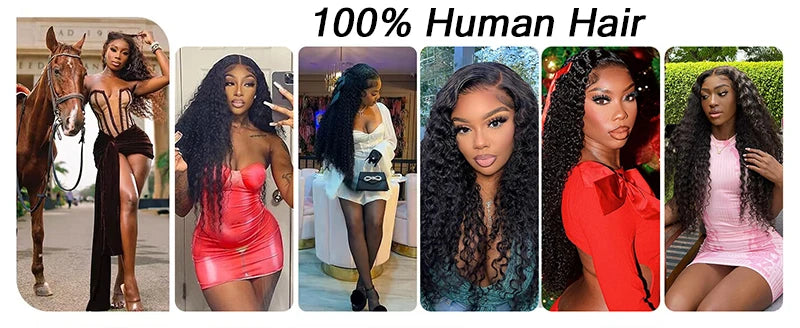 Deep Wave Brazilian Human Hair Clip Ins