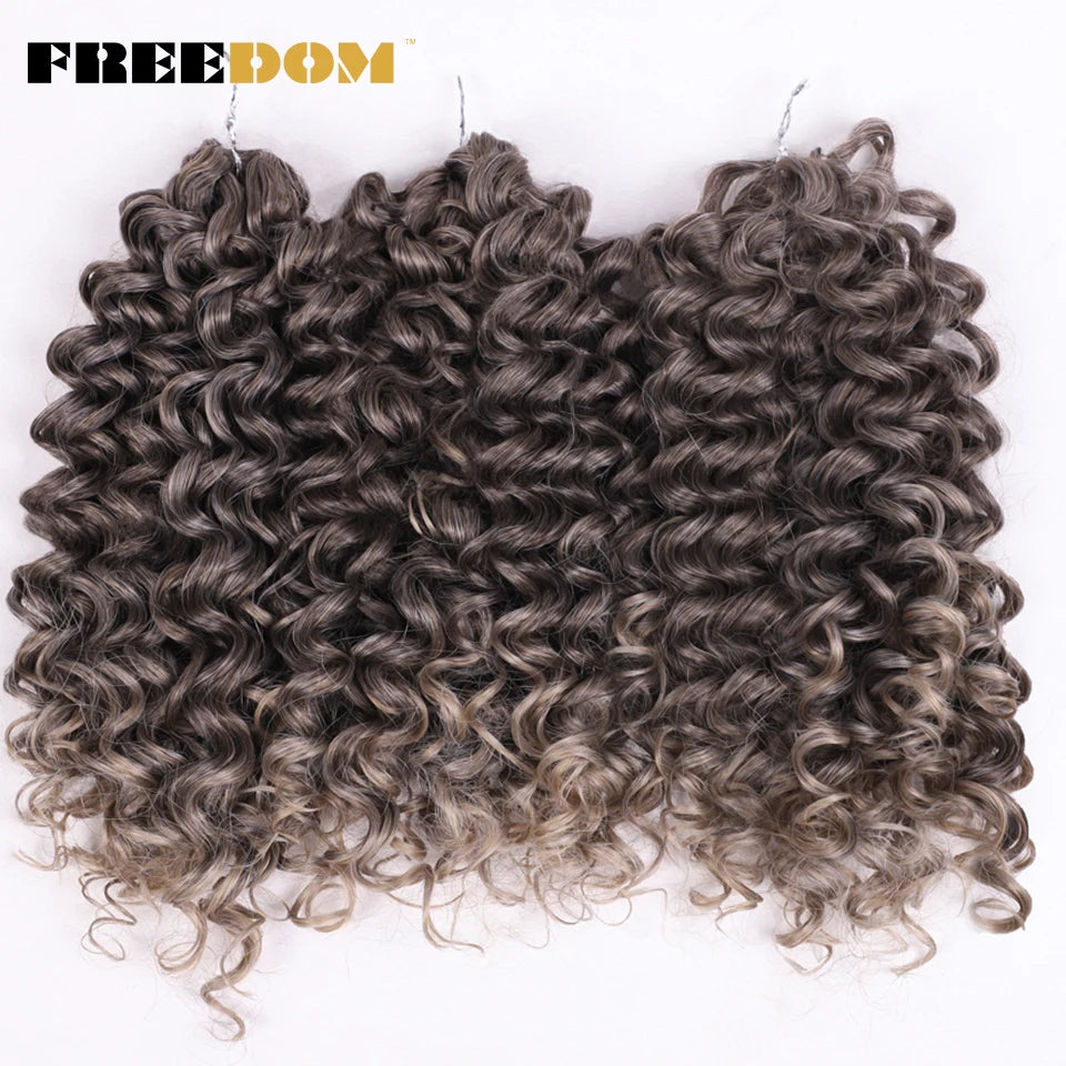 Synthetic Curly Wave Crochet Hair - Various Colors Available