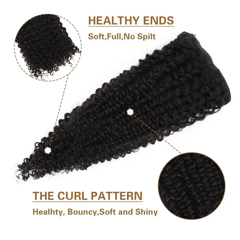 Deep Wave Brazilian Human Hair Clip Ins