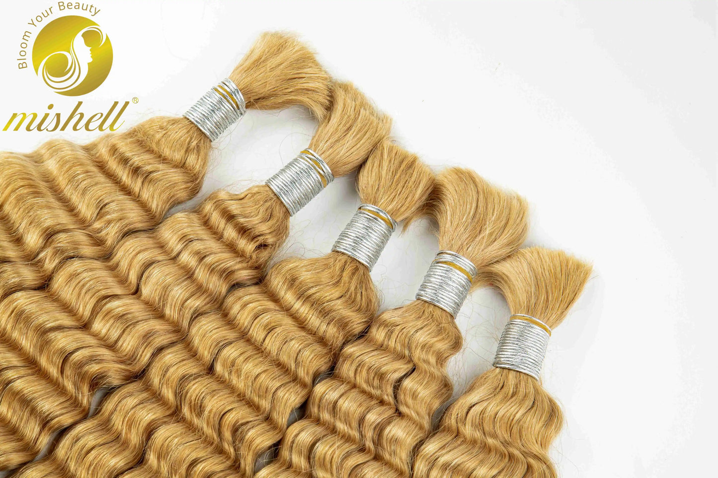Deep Wave Highlight Ombre Human Hair For Braiding