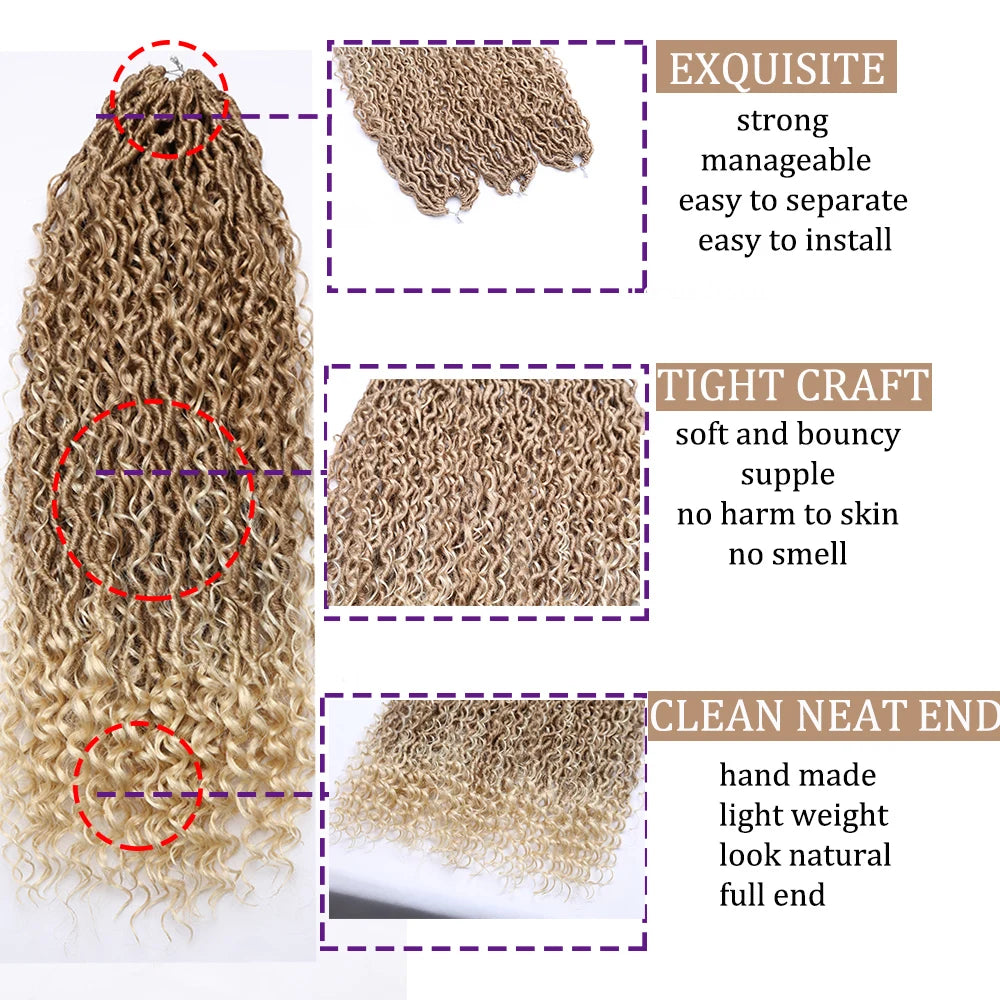 Goddess Locs Synthetic Crochet Hair