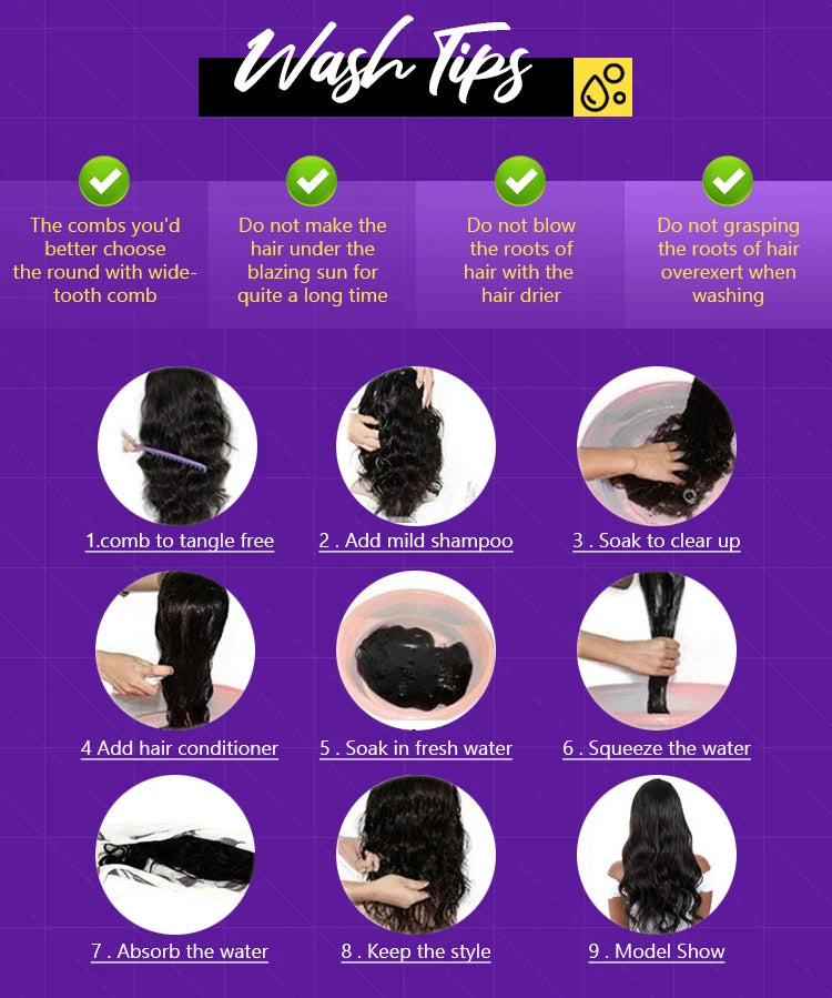 Kinky Deep Wave Curly HD Frontal 4C Edges Human Hair Wig