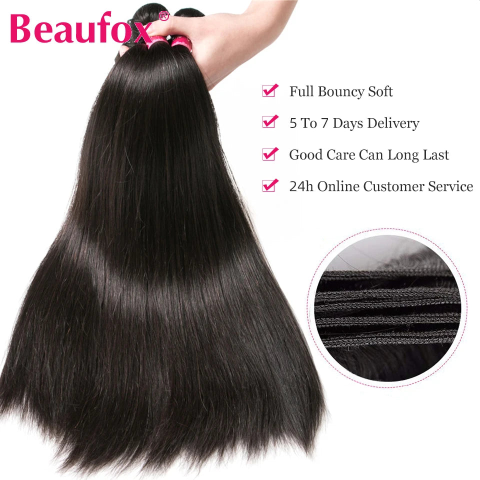 Straight Bundles Human Hair (Two Colors Available)