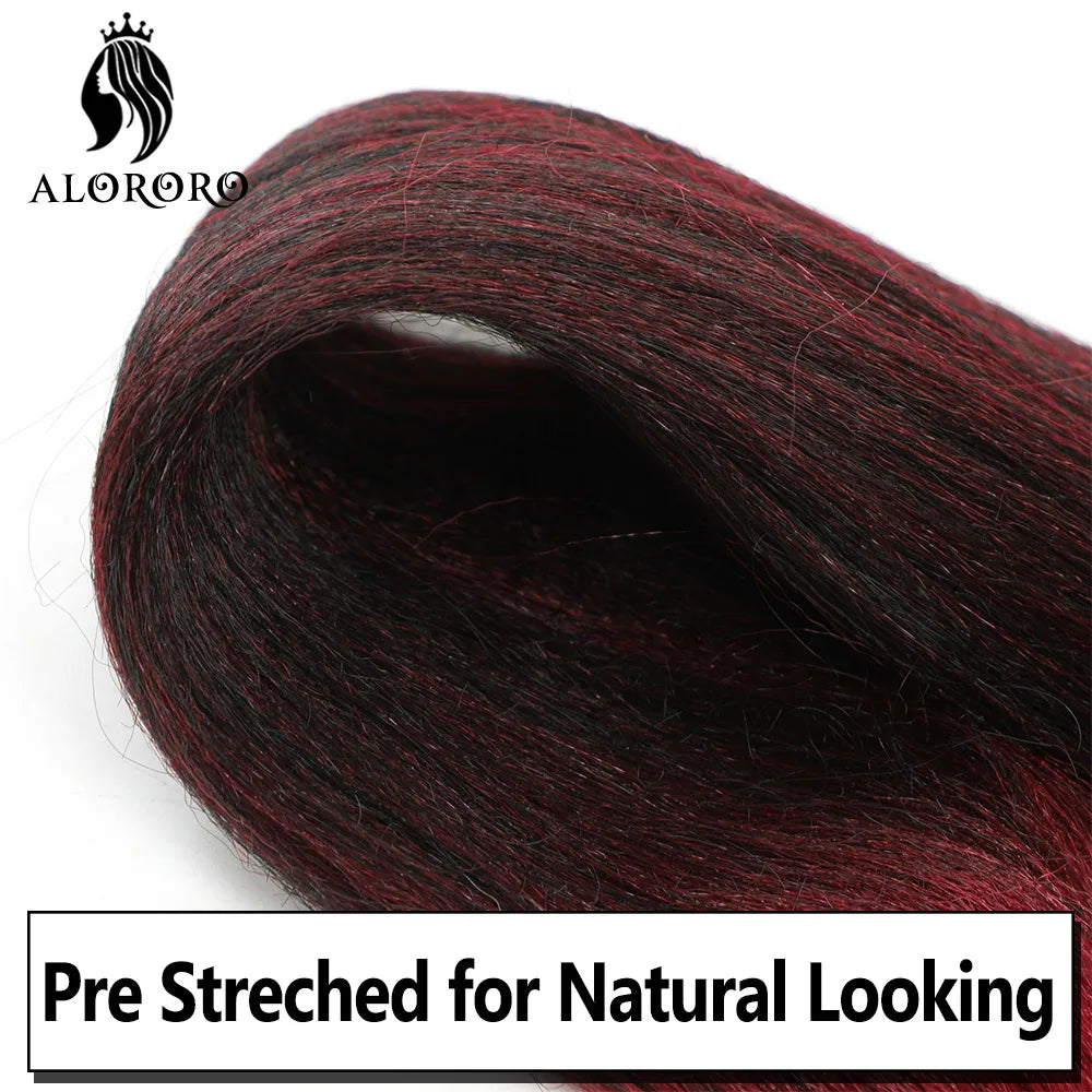 30/42/48 Inch Yaki Synthetic Jumbo Braiding Hair